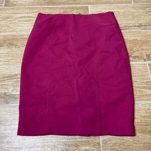 Maroon Red Forever 21 Pencil Skirt Work Attire XS